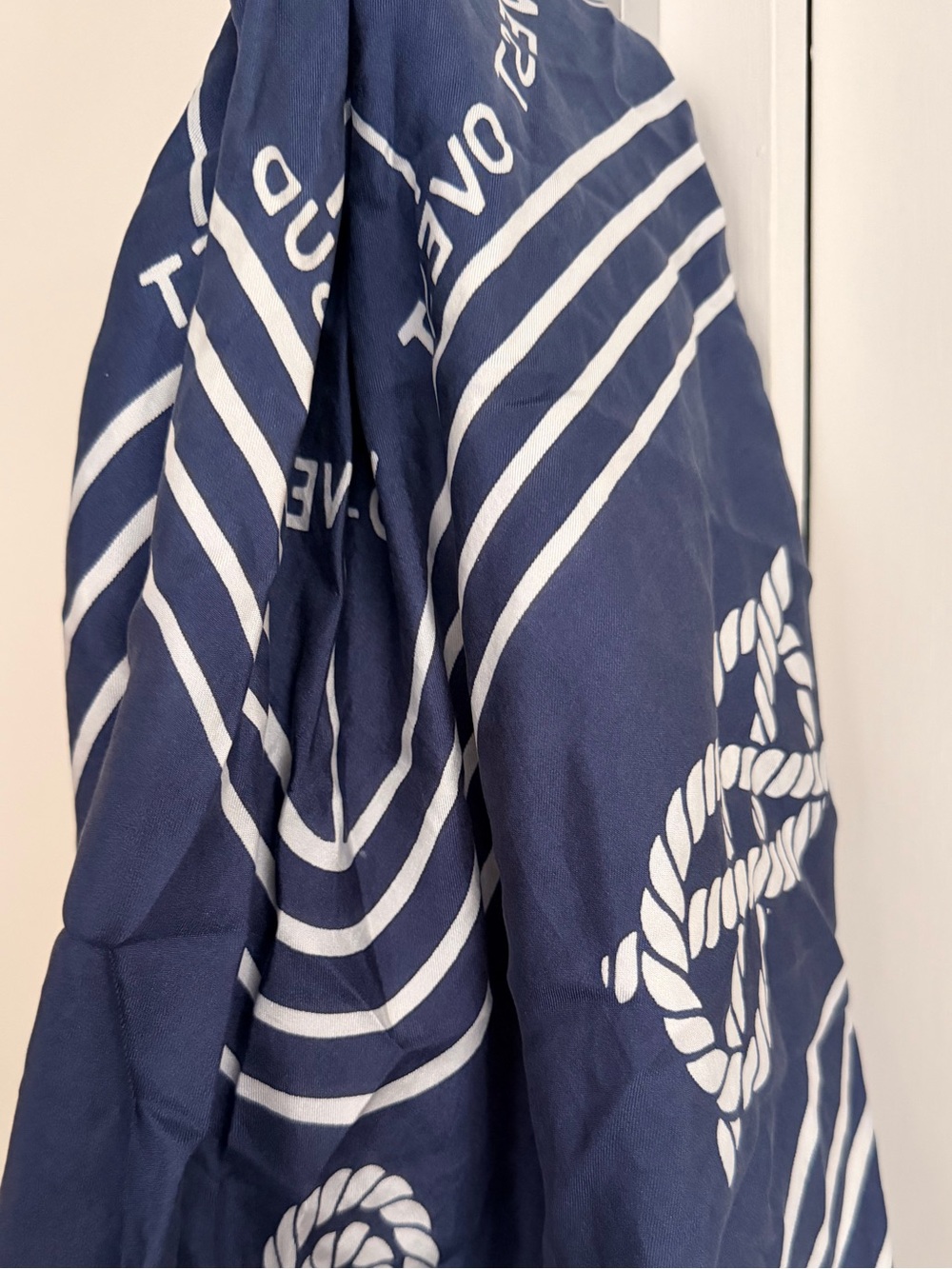 Silk Scarf Nautical Headscarf